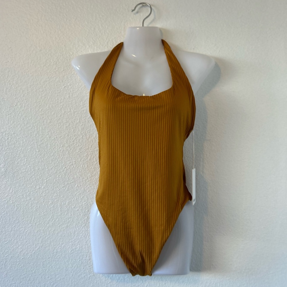 Vitamin A Alia Ribbed One Piece Swimsuit Size L - Picture 4 of 7
